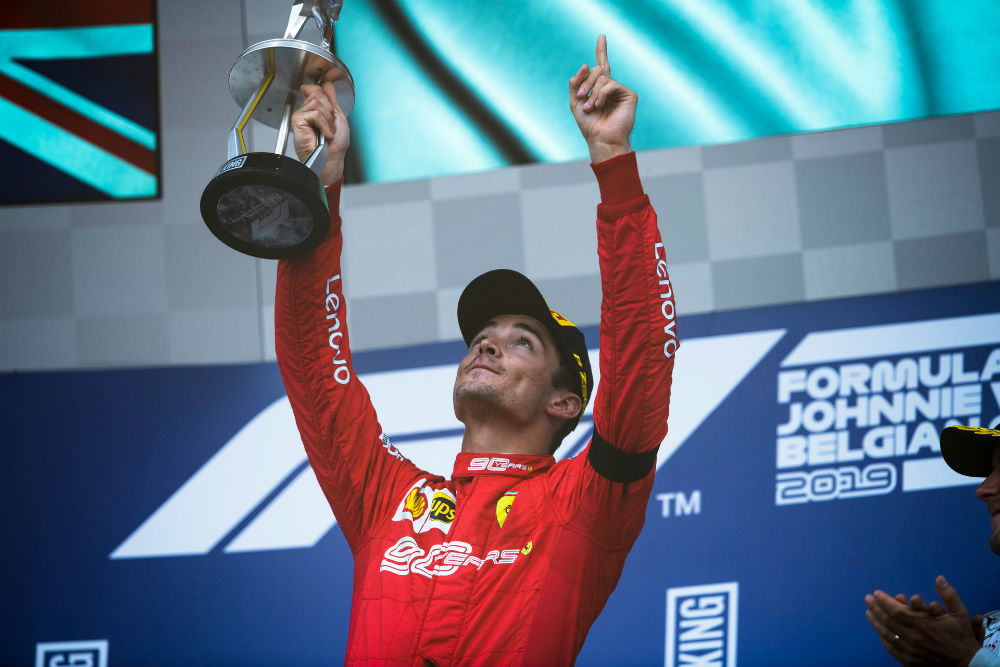 Charles Leclerc se impone en el GP de Bélgica
