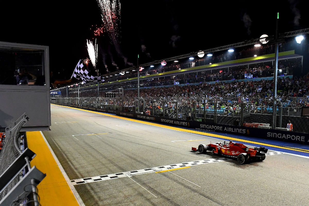 Ferrari impone su ley en el Gran Premio de Singapur de F1